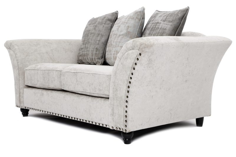 Sky Scatter Back 2 Seater Sofa Silver - Image 2