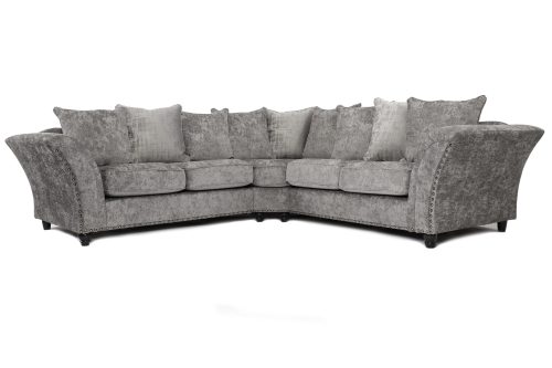Sky Scatter Back Large Corner Sofa Alaska Platinum