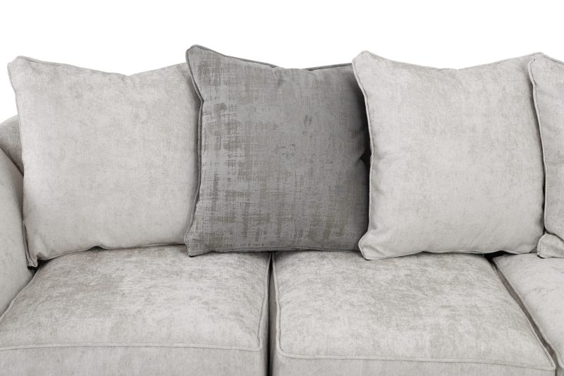 Sky Scatter Back 2 Seater Sofa Silver - Image 5