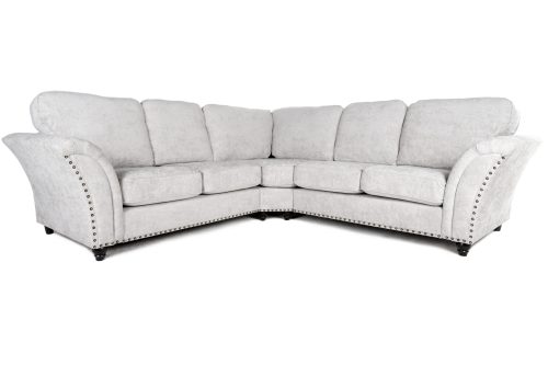 Sky Full Back Large Corner Sofa Alaska Silver