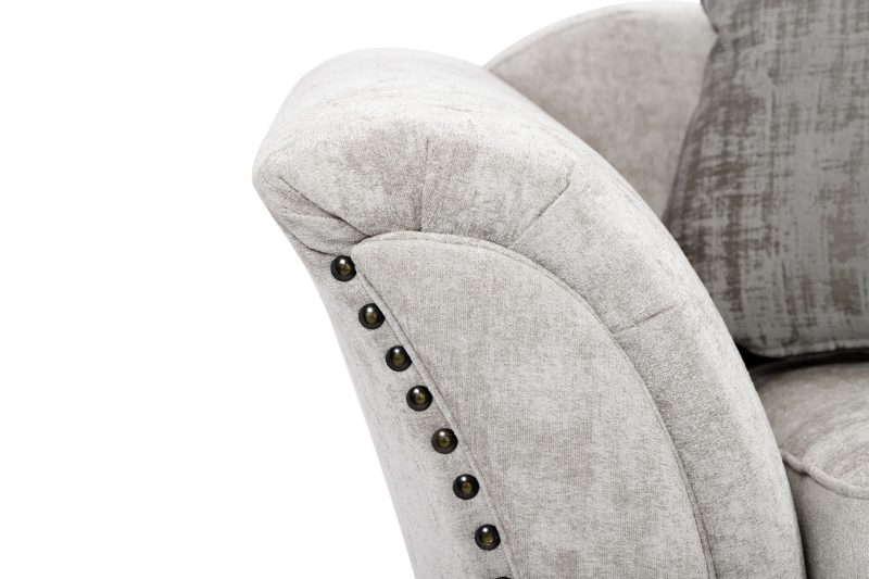 Sky Scatter Back 2 Seater Sofa Silver - Image 3