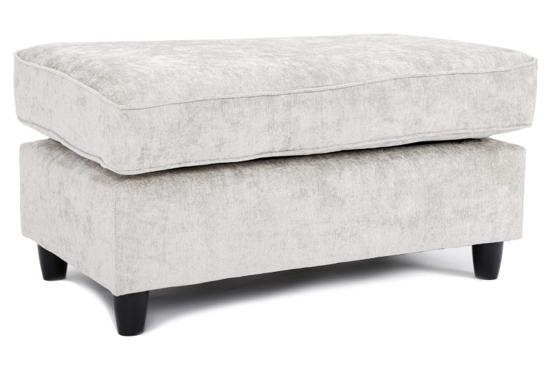 Sky Footstool Alaska Silver