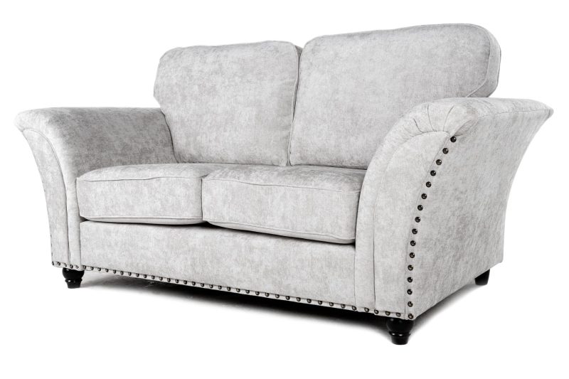 Sky Full Back 2 Seater Sofa Silver - Image 2