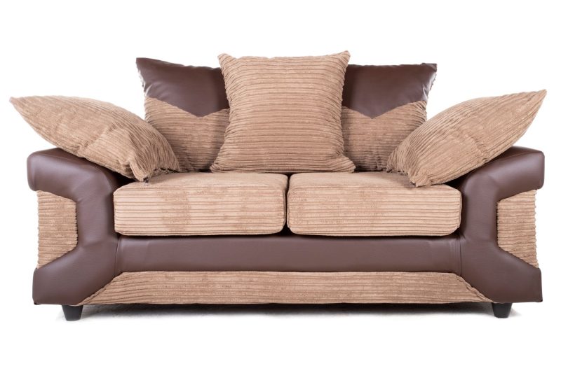 Dino 2 Seater Sofa Brown/Mocha Cord