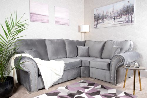 Oakland RH Corner Sofa Plush Grey