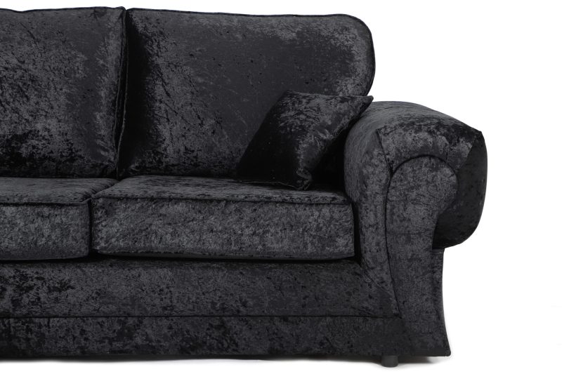 Tangent 2 Seater Sofa Black Shimmer - Image 3