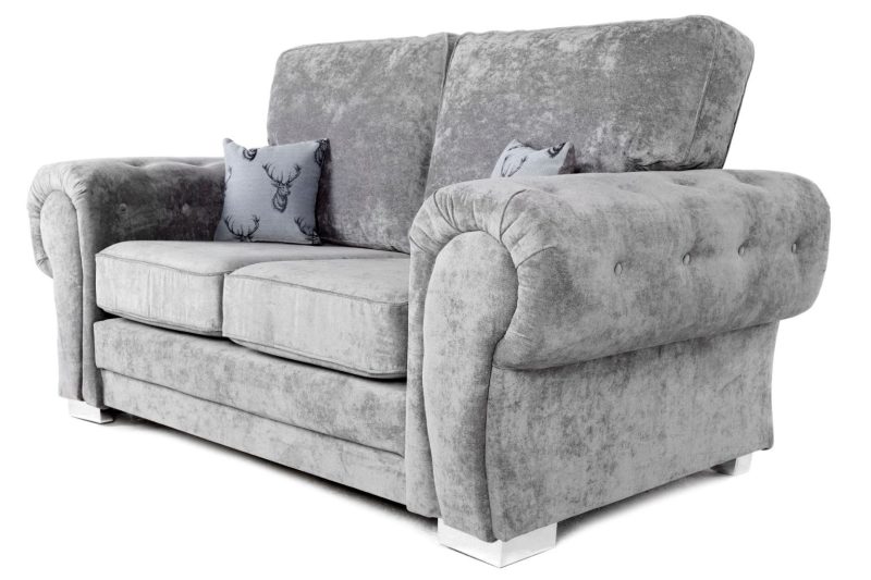 Verona 2 Seater Sofa Grey - Image 2