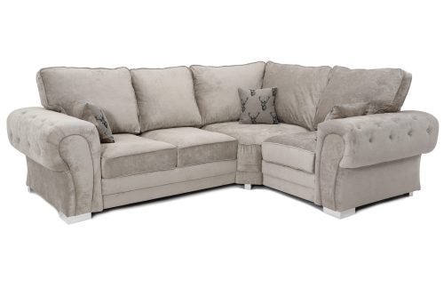 Verona Full Back Right Hand 2C1 Corner Sofa Mink