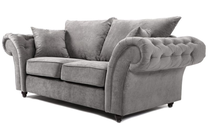 Windsor 2 Seater Sofa Grey - Image 2