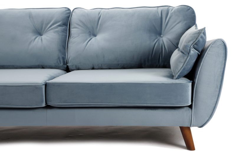 Zinc 2 Seater Sofa Plush Sky - Image 3