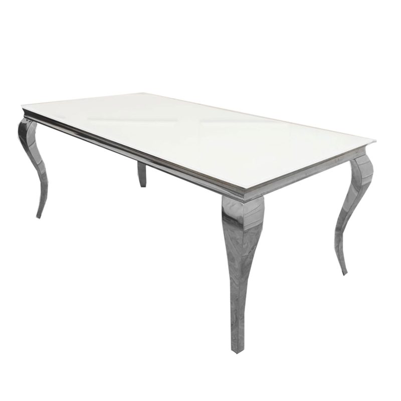 LOUIS CHROME DINING TABLE - Image 4