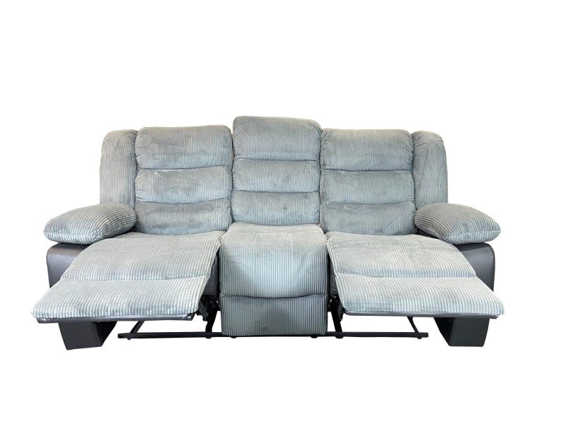Rio 3 Seater recliner with foot rest extended.