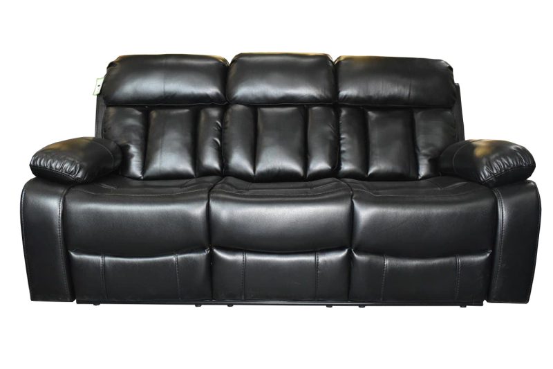 Vancouver 3 seater black (2)
