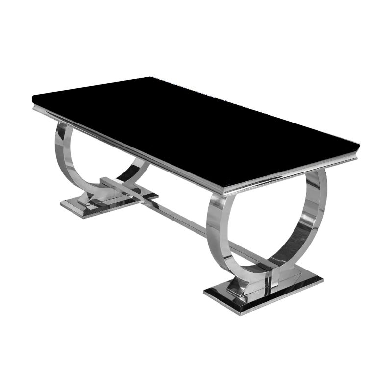 Arriana Glass Dining table - Image 6