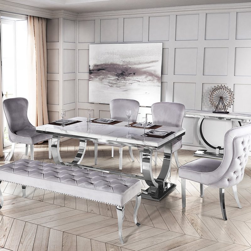 Arriana Marble Dining Table - Image 2