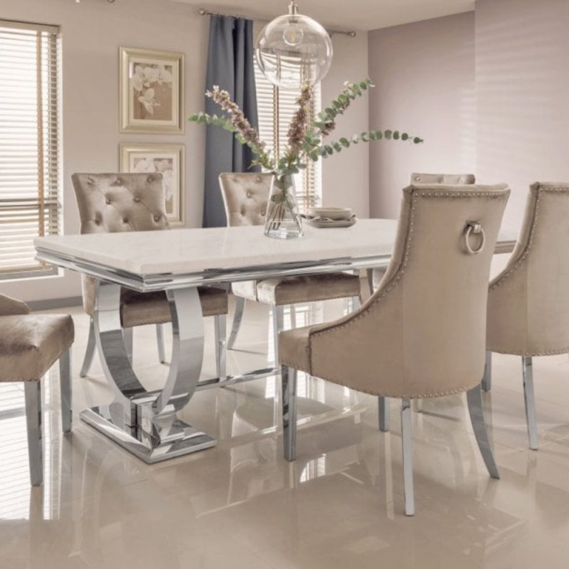 Arriana Glass Dining table - Image 2