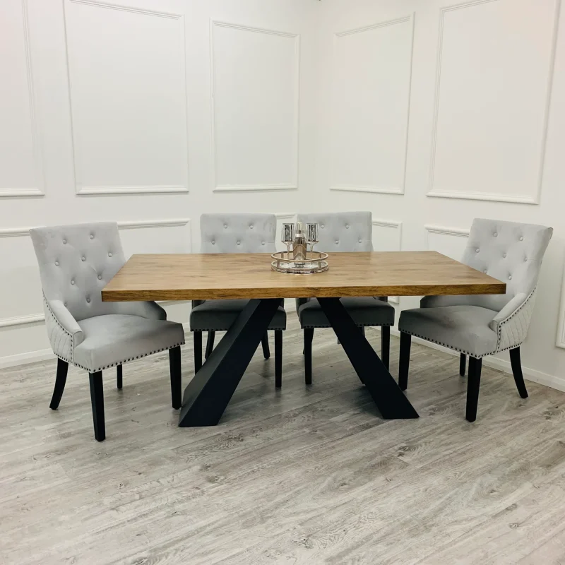 Axel 1.8m Dining set with 4-6 chairs
